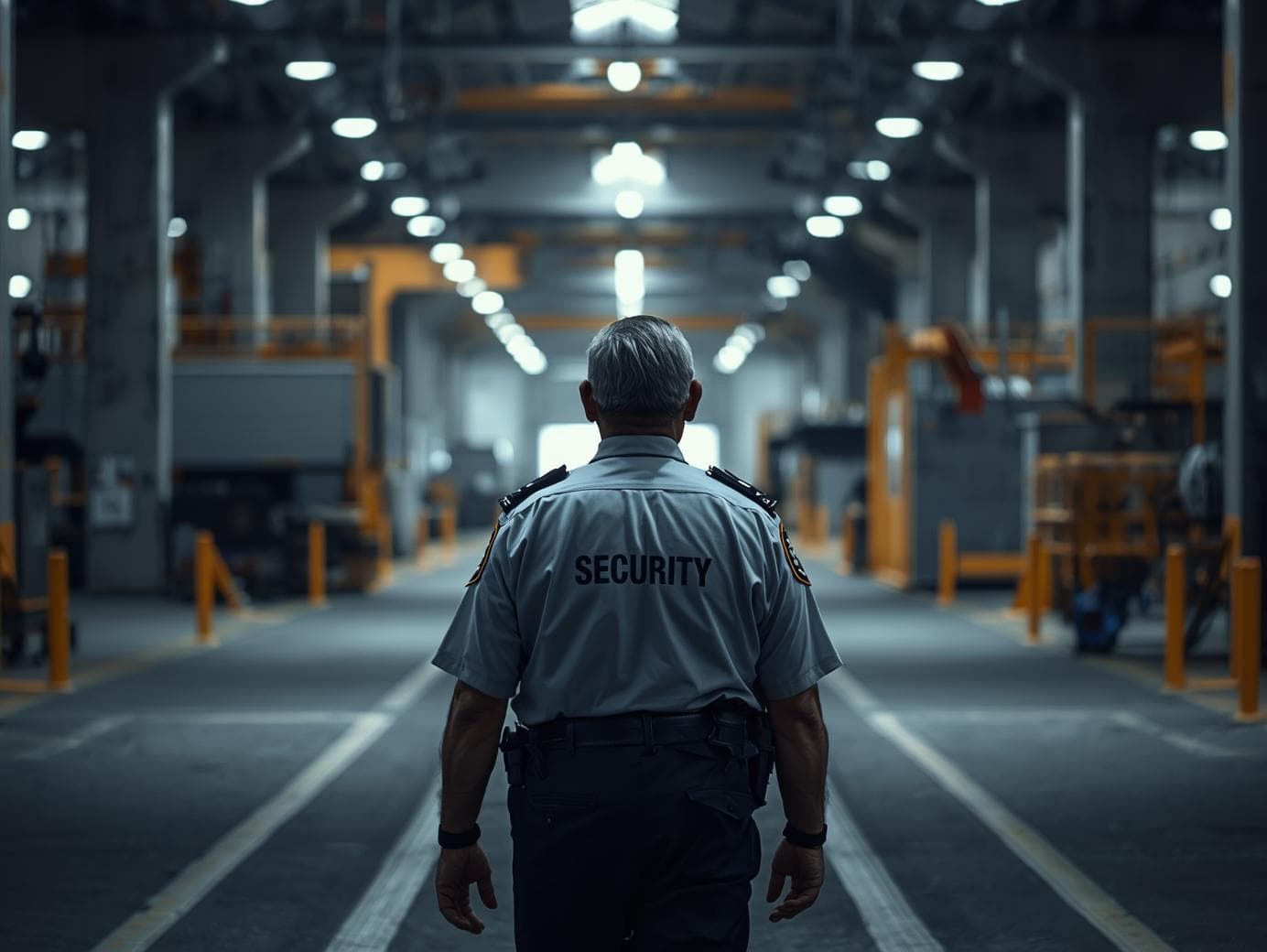 工場の施設警備 1