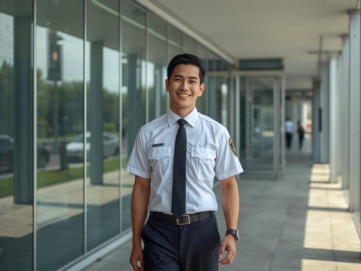 新築オフィスビルの施設警備 1